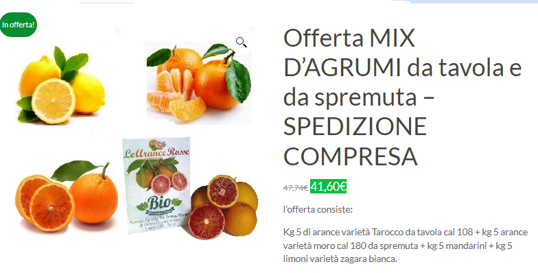 OFFERTA PASTA + OMAGGIO & SPEDIZIONE INCLUSA! - Le Arance Rosse - Arance  rosse siciliane appena colte direttamente a casa tua